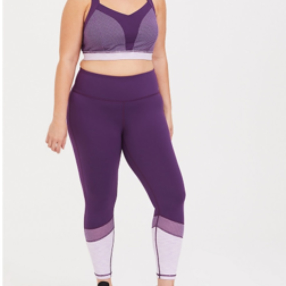 TORRID - PURPLE MESH SET- 2 PCS - SIZE 1